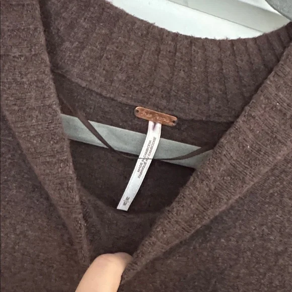 Free people tunic sweater chocolate brown - Picture 4 of 7